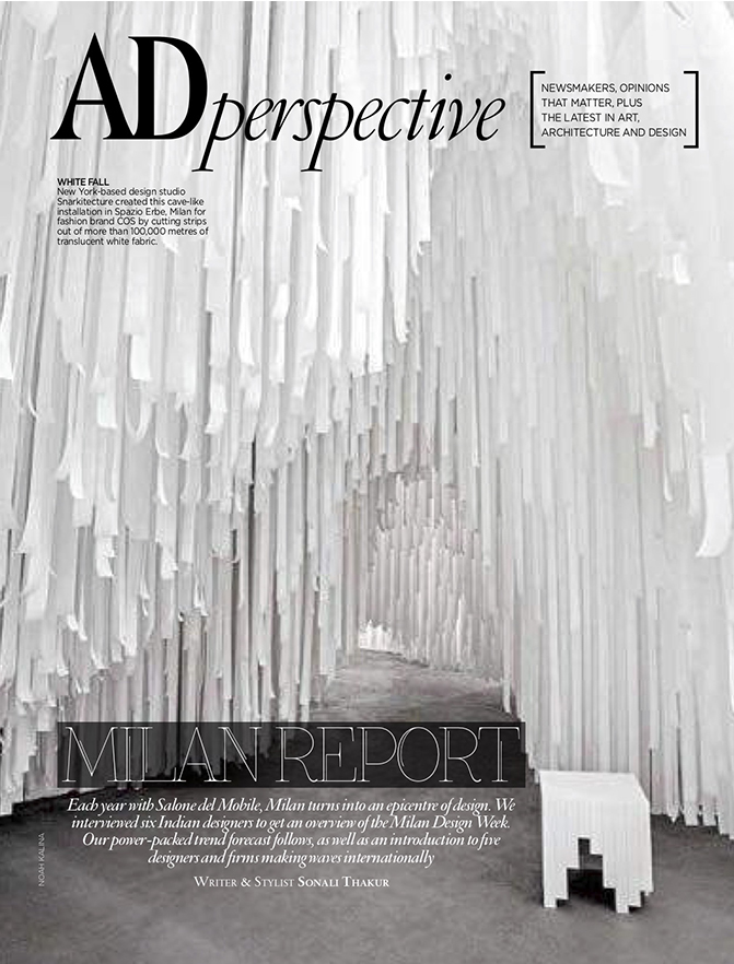AD Architectural Digest Magazine India 2015
